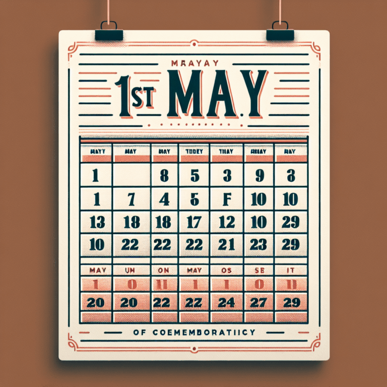 Efemérides 1 de mayo