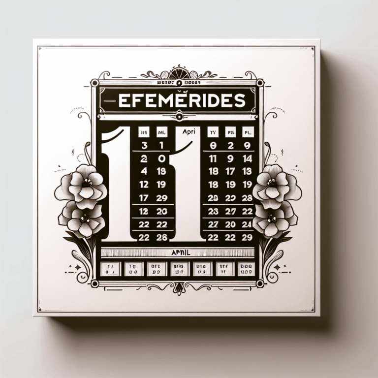 Efemérides 11 de abril