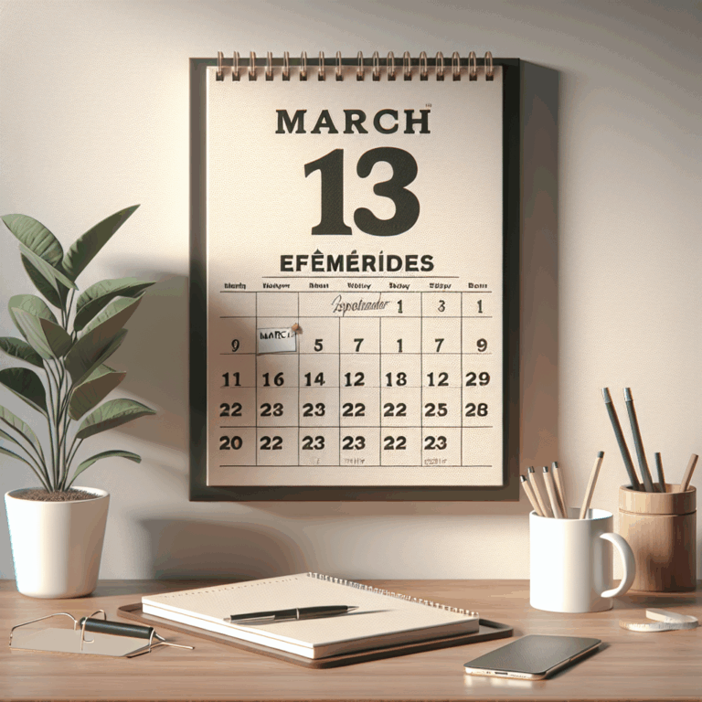 Efemérides 13 de marzo