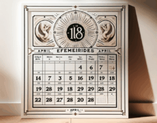 Entendido. Efemérides 18 de abril