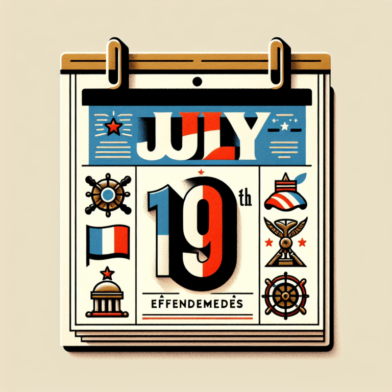 Efemérides 19 de julio