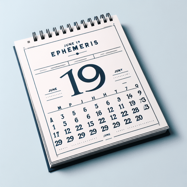 Efemérides 19 de junio