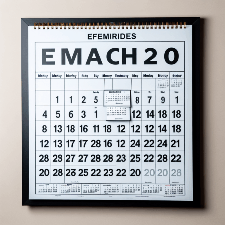 Efemérides 20 de marzo
