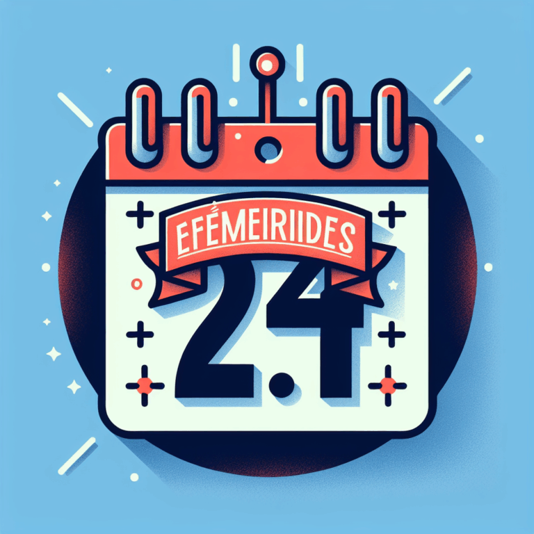 Efemérides 24 de julio