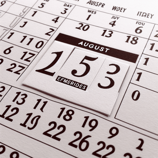 Efemérides 25 de agosto