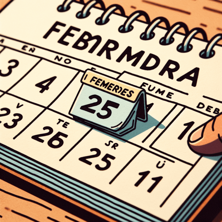Efemérides 25 de febrero