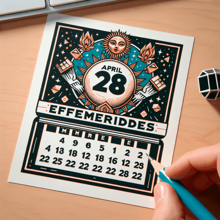 Efemérides 28 de abril
