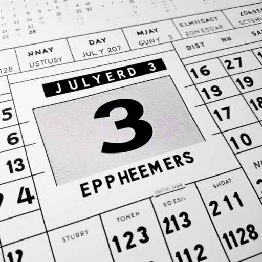 Efemérides 3 de julio
