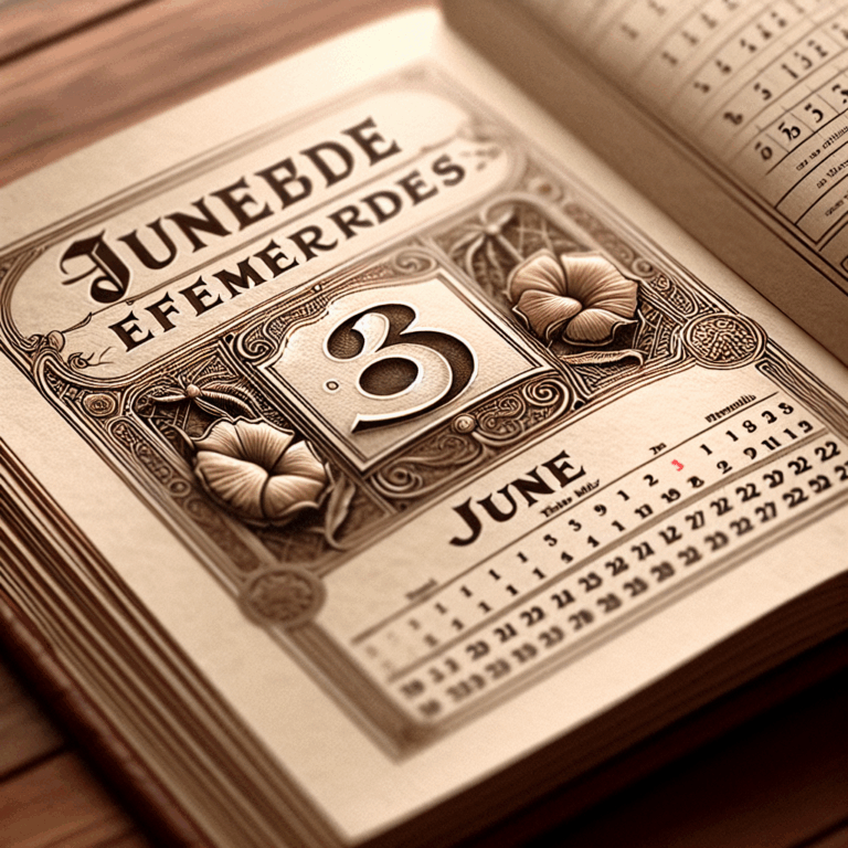 Efemérides 3 de junio