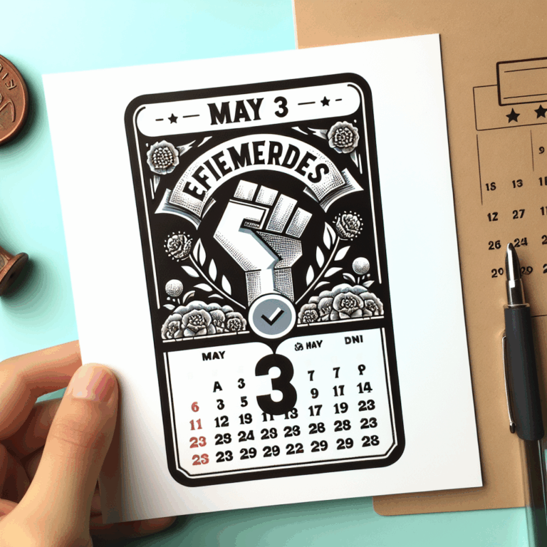Efemérides 3 de mayo