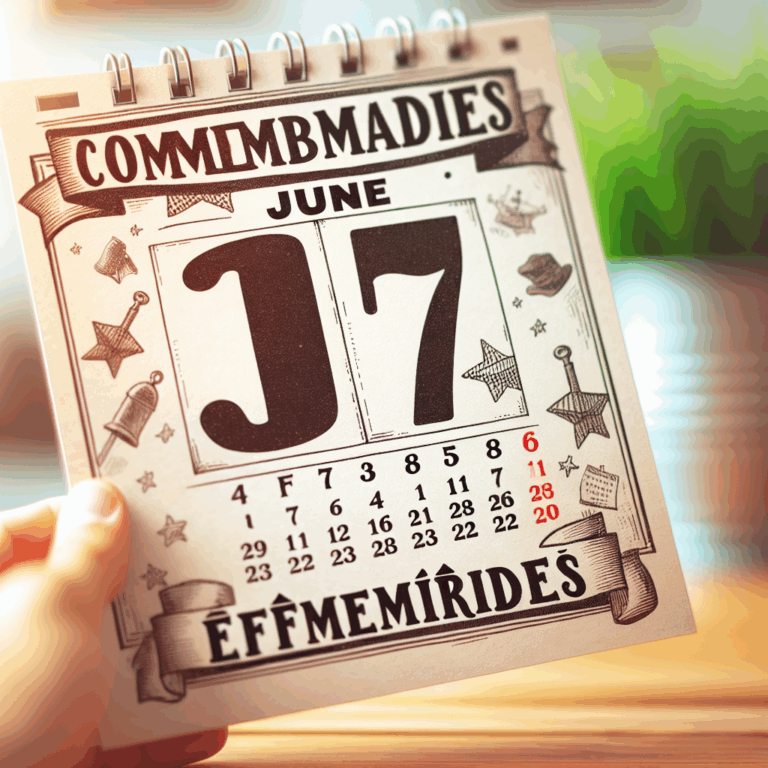 Efemérides 7 de junio