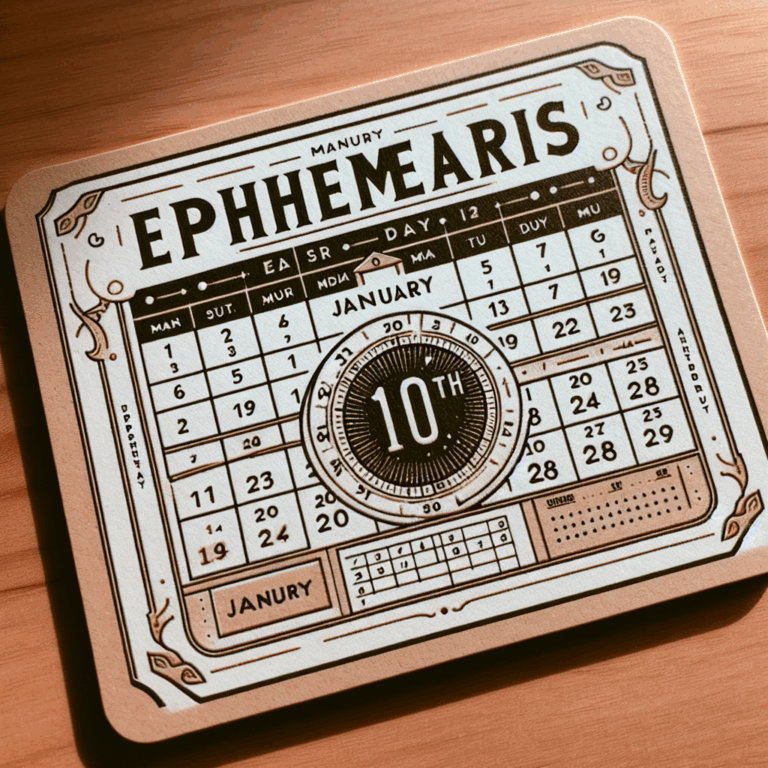 Efemérides 10 de enero