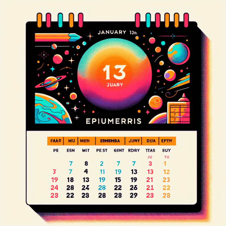 Efemérides 13 de enero
